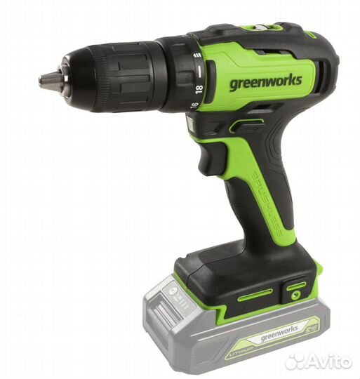 Дрель-шуруповерт аккумуляторная Greenworks GD24DD3