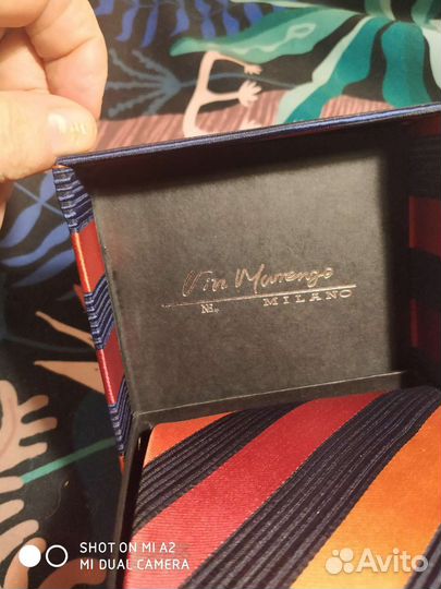 Галстук в подарочной коробке Италия новый