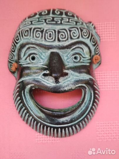 Маска настенная керамика Кипр