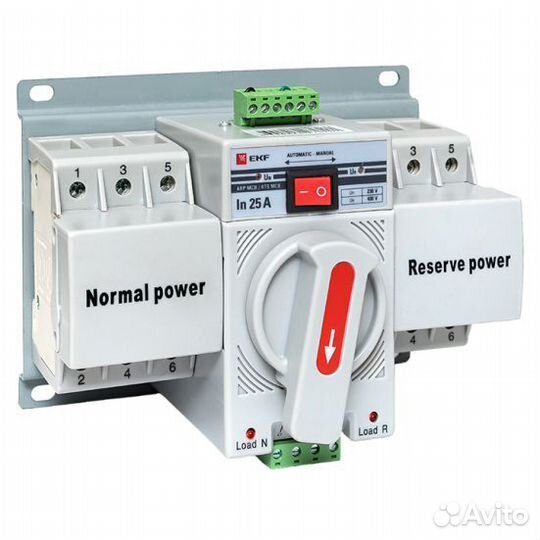 Устройство авр мcb 25А (C) 3Р 400В EKF PROxima