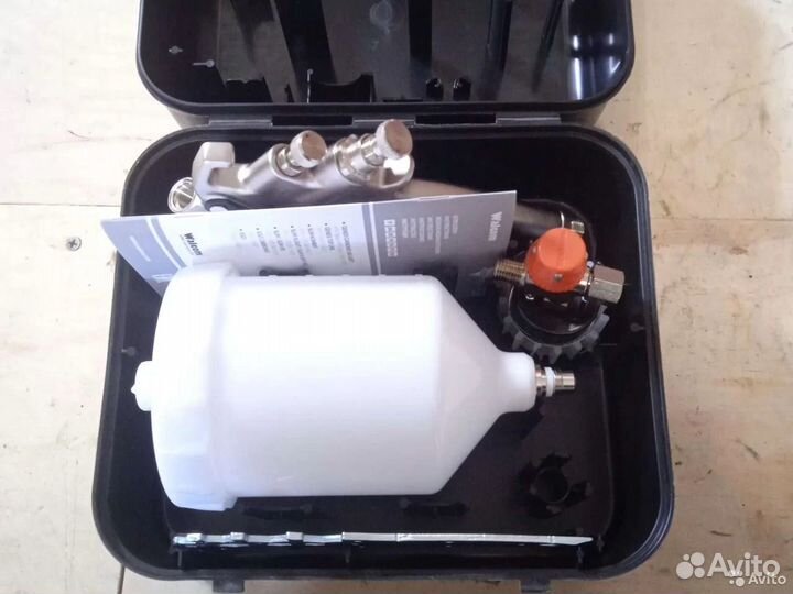 Краскопульт walcom slim xlight HTE с манометром