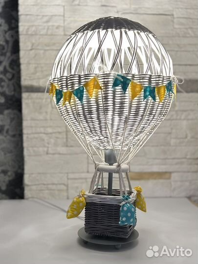 Светильник плетеный