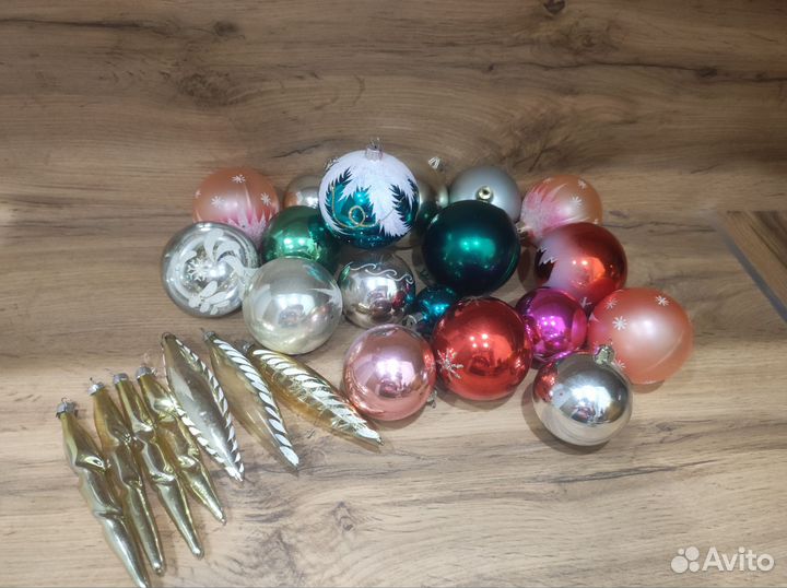 Елочные игрушки СССР одним лотом