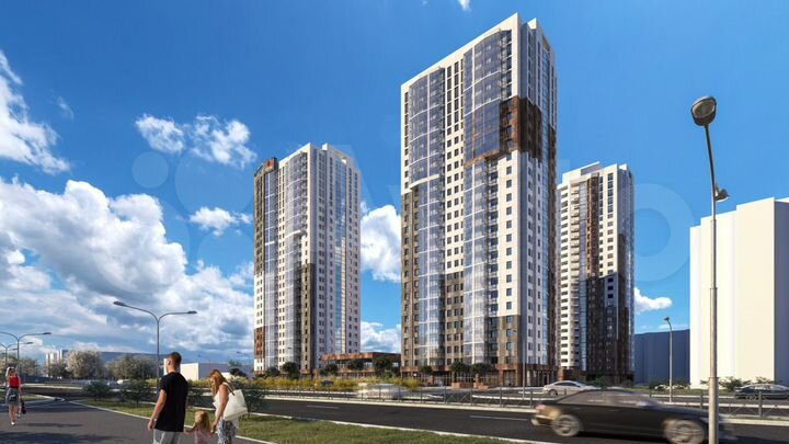 3-к. квартира, 86,4 м², 13/25 эт.
