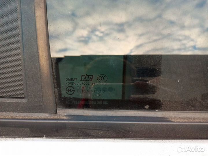 Стекло двери задней правой Chevrolet Lacetti