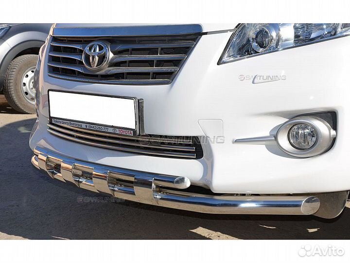 Защита бампера Тойота Рав4 Toyota RAV4