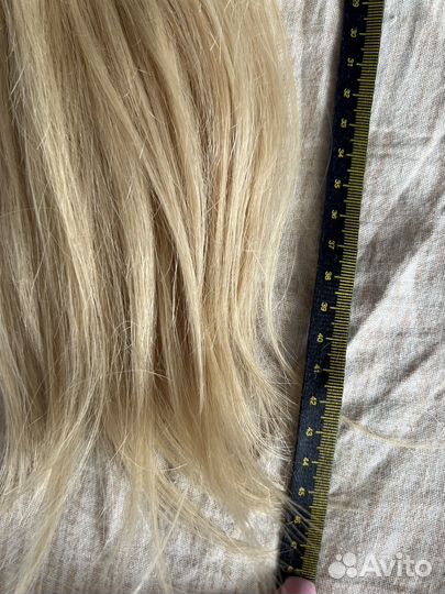 Волосы для наращивания блонд