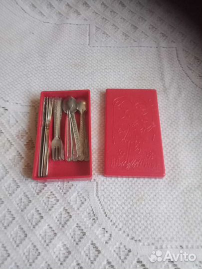 Столовые приборы для кукол СССР
