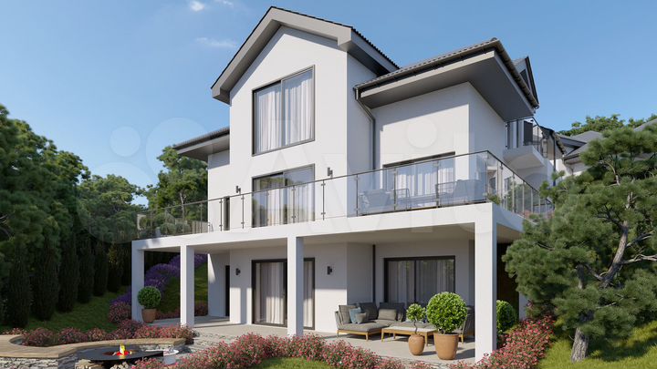 Коттедж 219 м² на участке 6,9 сот.