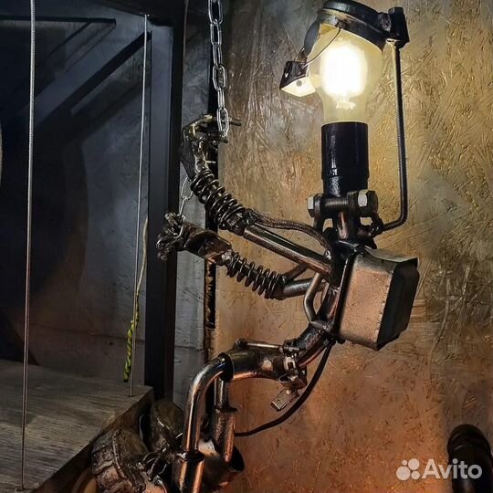 Светильник скалолаз Loft&Сталь