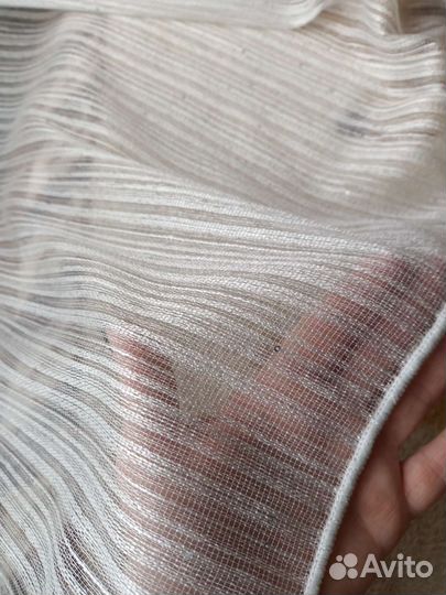 Тюль белый
