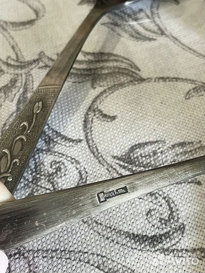 Мельхиоровые столовые приборы