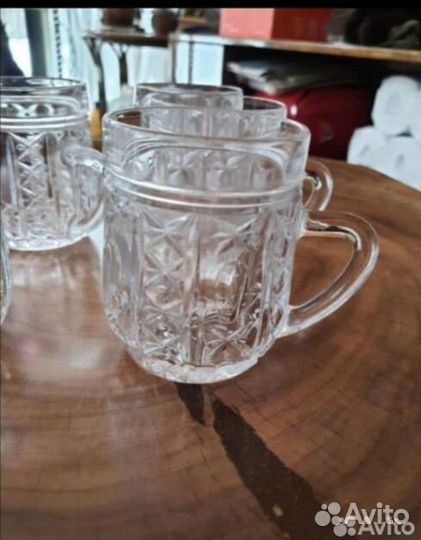 Хрустальные предметы сервировки. СССР. Винтаж