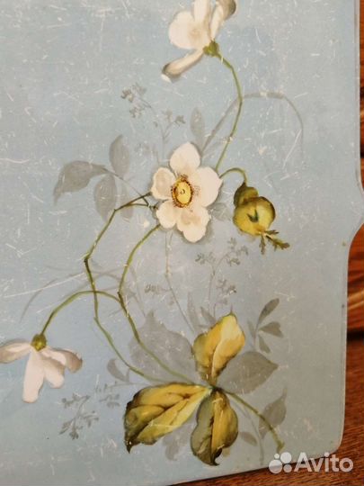 Фарфоровая сырная доска. Кузнецов