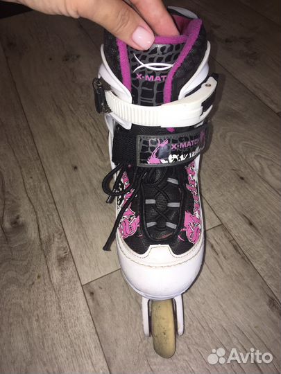 Роликовые коньки детские раздвижные, 30-33 р