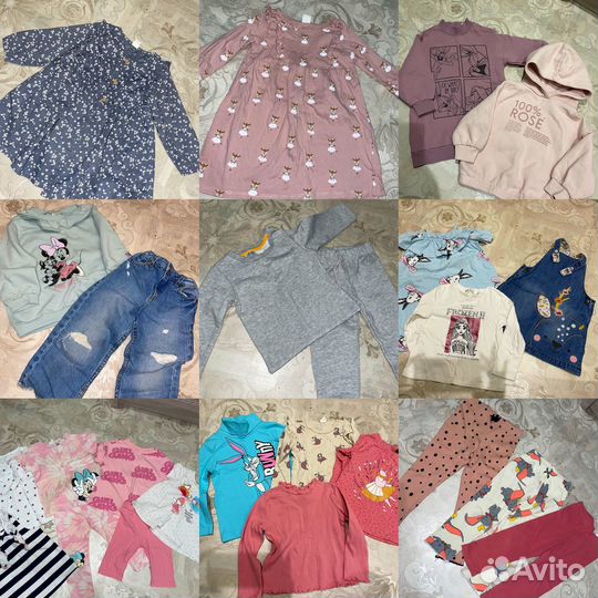 Вещи пакетом на девочку 92 98