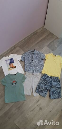 Вещи пакетом на мальчика р.128-134