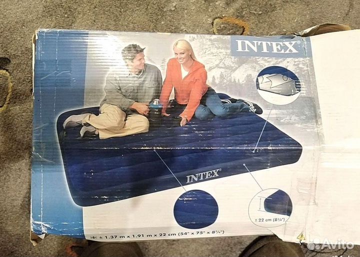 Надувной матрас intex