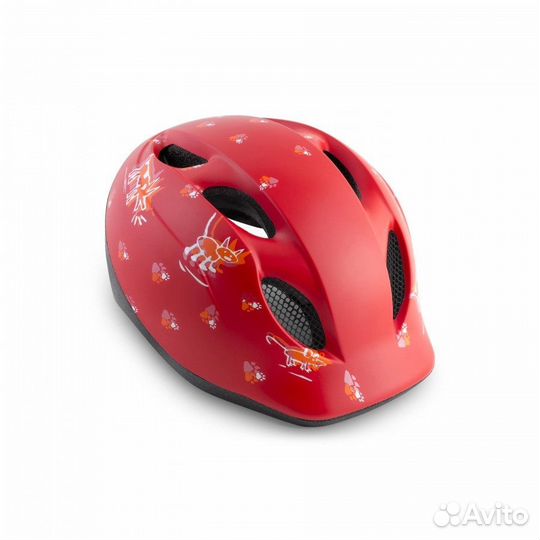 Шлем детский MET Buddy, UN (46-53 см), красный/жив