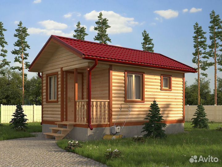 Костерёво-Хорошие маленькие мобильные готовые бани