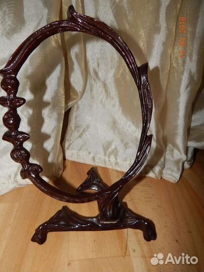 Рамка металл дерево СССР зеркало фото рама