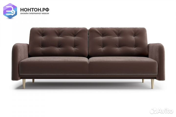 Диван книжка Париж коричневый
