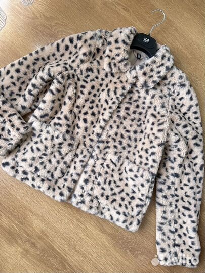 Шубка леопард XS