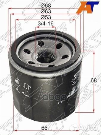 Фильтр масляный toyota cami hcej/K3VE/K3VT/duet