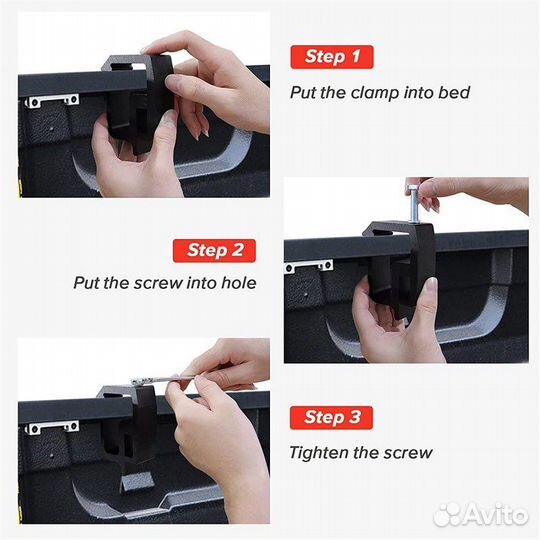 Струбцина, крепеж для кунга