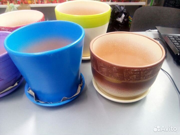 Горшки цветочные керамика