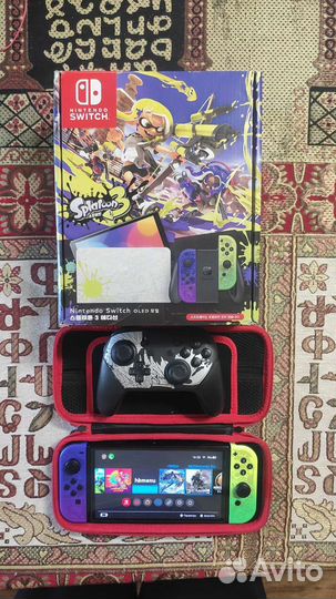 Nintendo switch oled splatoon 3 (прошитый hwfly 4)