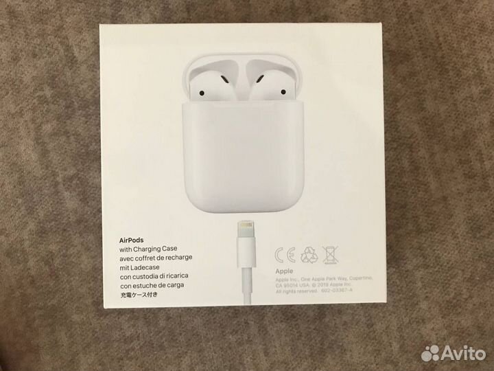 Наушники apple AirPods 2 оригинал
