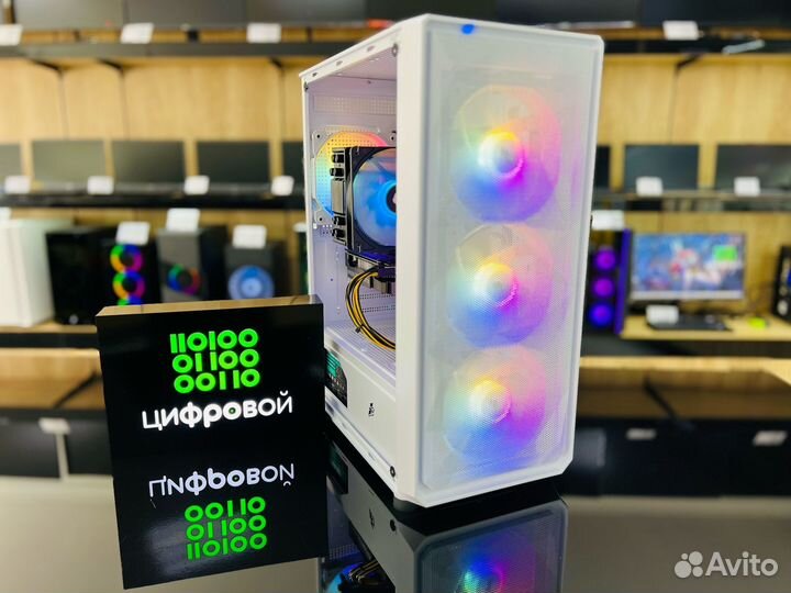 Игровой пк Core i3-12100F/DDR4-16/RTX 4060/M.2-512