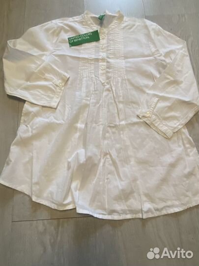 Рубашка на девочку Benetton