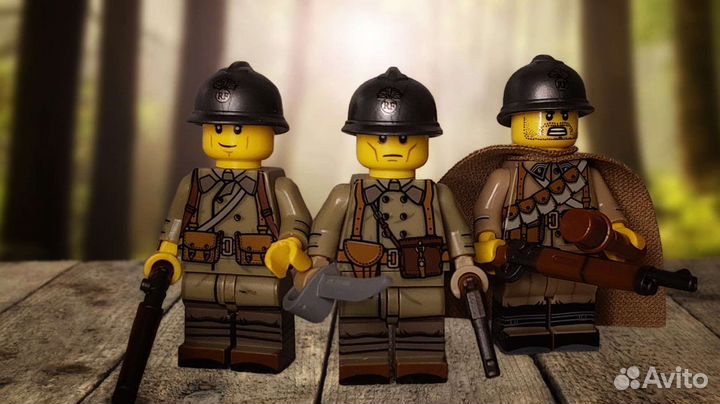 Lego французские солдаты