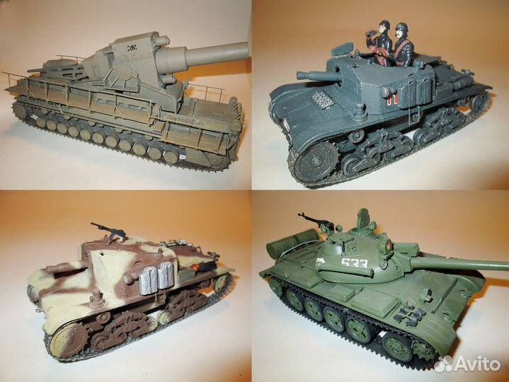 1-35 Модель Танка, Боевые машины (более 100 штук)