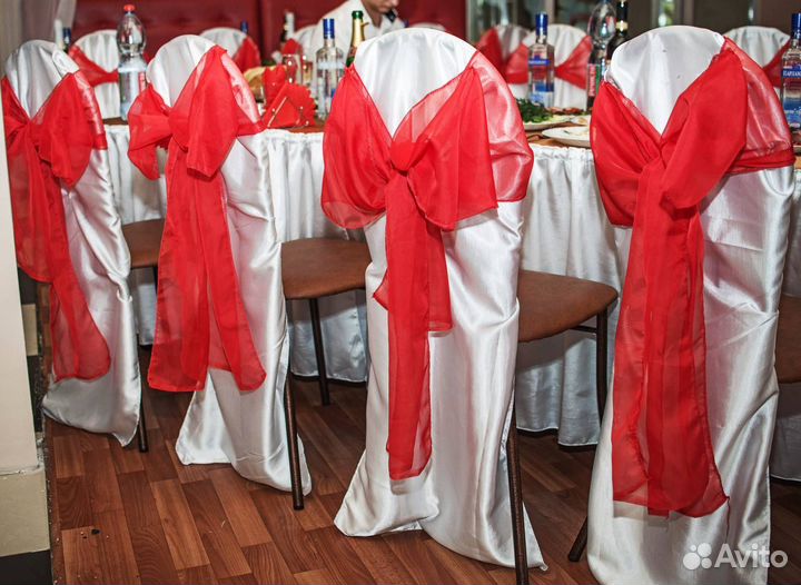 Чехлы на стулья для свадьбы