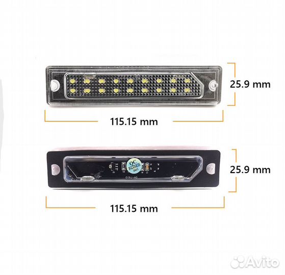 Подсветка номера Fiat Ducato Peugeot Boxer Citroen