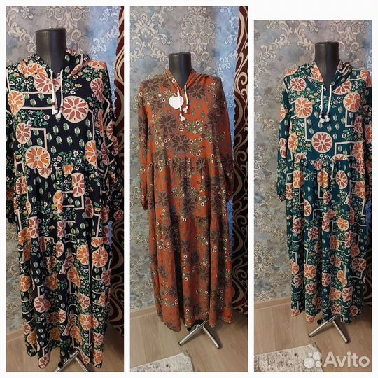 Мусульманское платье с капюшоном