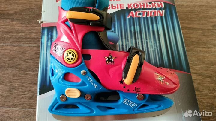 Коньки детские раздвижные 29-32