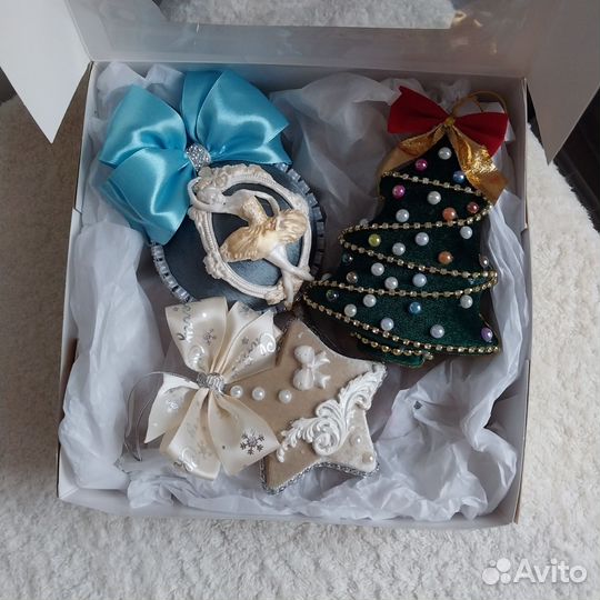 Ёлочные игрушки ручной работы