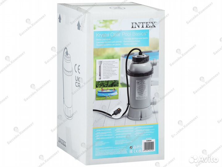 Нагреватель для воды в бассейне 3кВт Intex