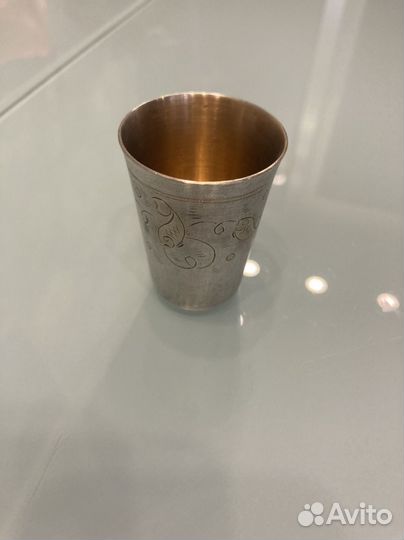 Стопка серебро конец 19 века 8 лот