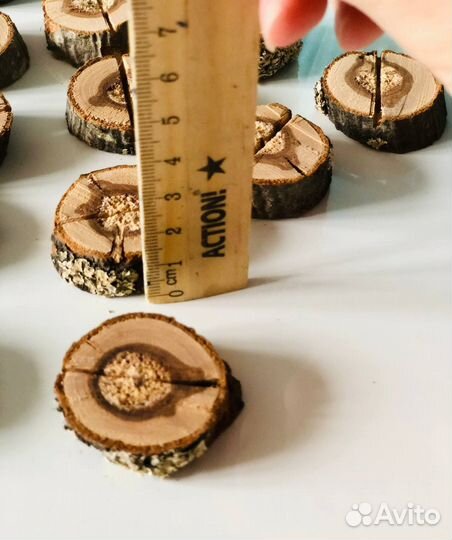 Спилы дерева для творчества 18 шт