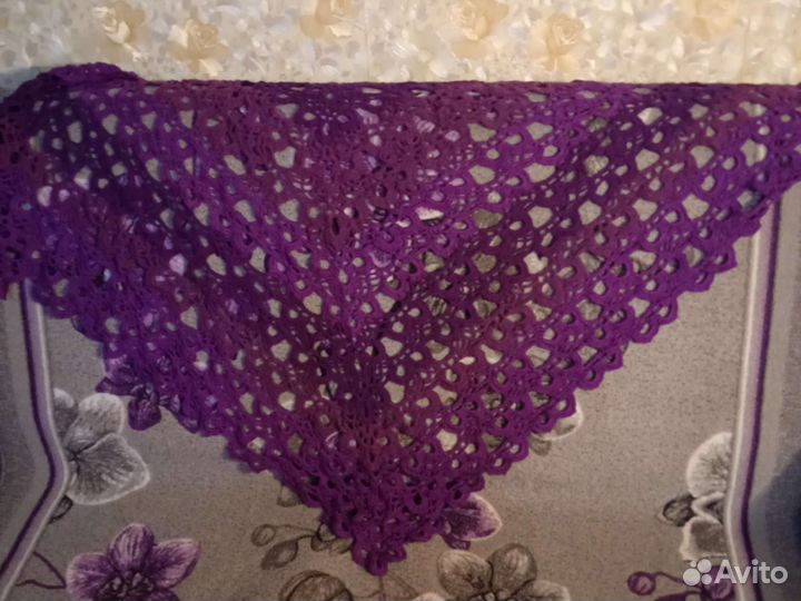 Шаль ручной работы