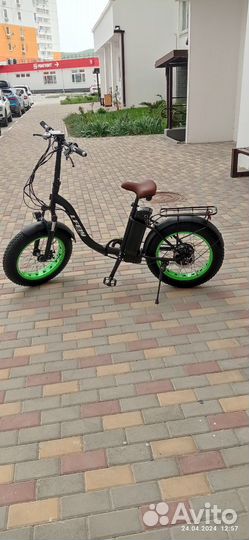 Электровелосипед фетбайк новый