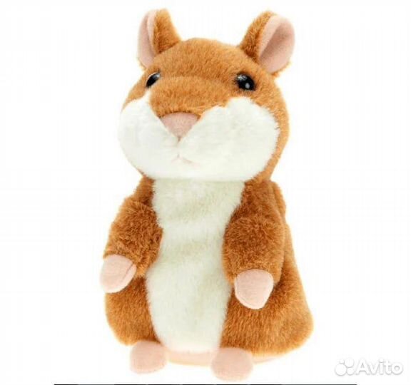 Интерактивная игрушка-повторюшка говорящий хомяк