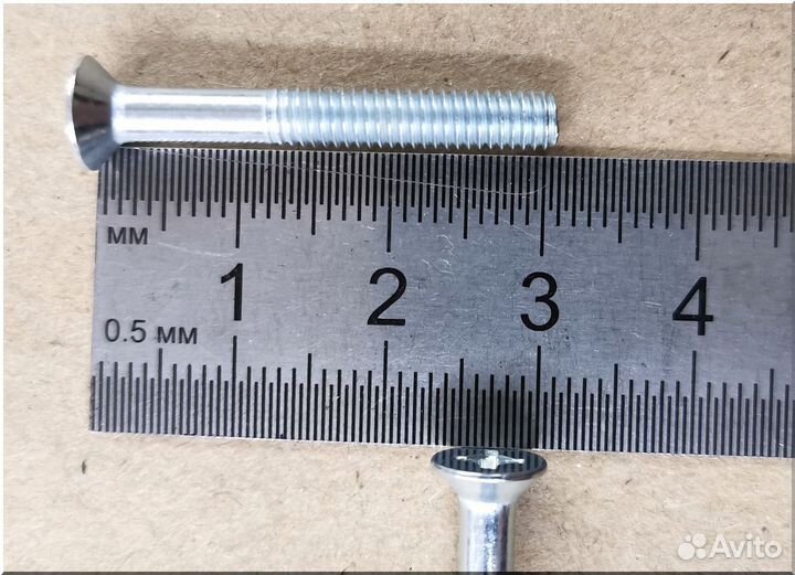 Винт с потайной головкой гост 17475