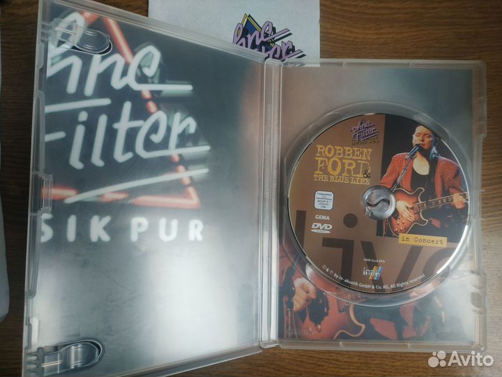 Robben Ford автограф DVD фирменные Музыка