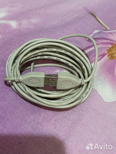 Кабель удлинитель USB 2.0 папа - мама